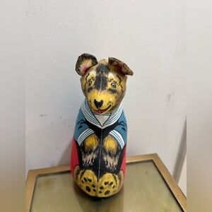 Vintage Dean’s Rag Knock About Toy Sailor Suit Bear Fabric Doll